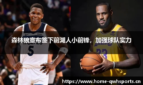 森林狼宣布签下前湖人小前锋，加强球队实力